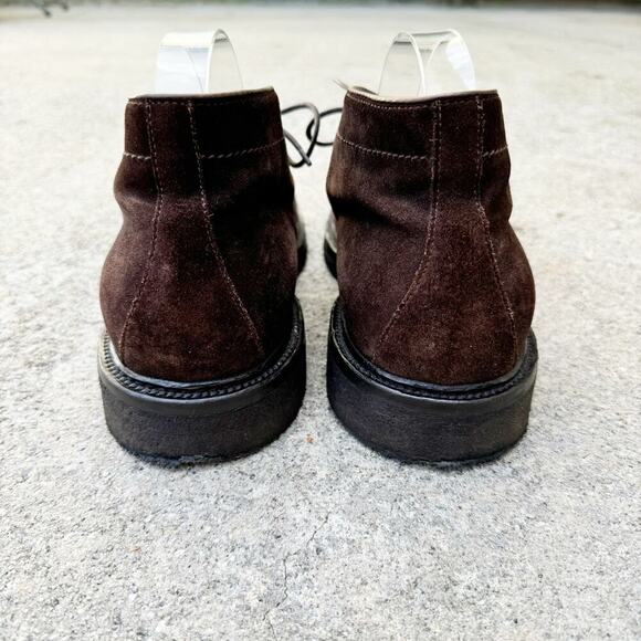 Officine Creative Suede Lace Up Hopkins Crepe Boots Dark Brown Size 44 / US 11 - Picture 6 of 10